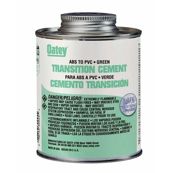 Oatey Cement Abs To Pvc 4Oz 30900